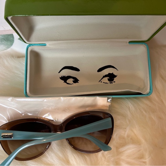 Kate Spade ANGELIQUE Brown/Blue Turquoise - Picture 8 of 10
